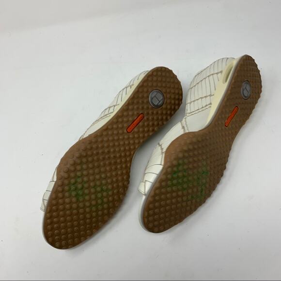 Cole Haan Air White Cream Leather Peep Open Toe Size 8.5AA - Picture 6 of 9